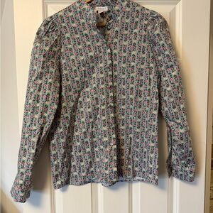 Ghost London Floral Long Sleeve Blouse Excellent condition